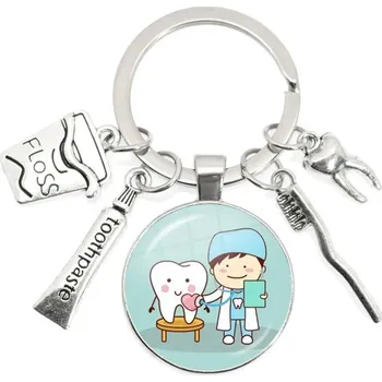 Roztomilá klíčenka nejen pro zubaře | klíčenka, dárek pro zubaře - 6