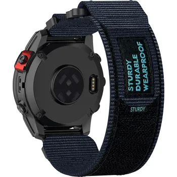 Řemínek na hodinky 4wrist Velcro řemínek pro Garmin 26 mm - Blue + 2 měsíce na vrácení zboží