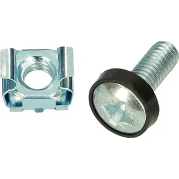 Šroub Extralink | Šroub M6 a podložka šroubu | montážní sada pro rackové skříně