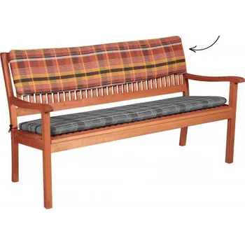 Zahradní lavice Doppler Opěrka na 2-místnou lavici 110 x 30 x 6 cm