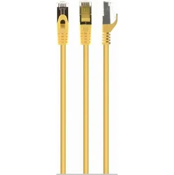 GEMBIRD Patch kabel S/FTP Cat. 6A LSZH, žlutý, 3 m PP6A-LSZHCU-Y-3M