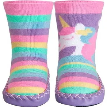 Ponožky s protiskluzem Playshoes 481205 Jednorožec Velikost: 24-25