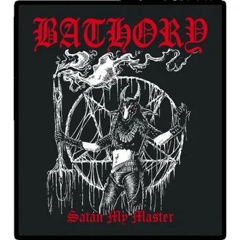 Nášivka nášivka na záda, zádovka Bathory - Satan My Master