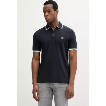 Pánské tričko Polo tričko Liu Jo pánské, tmavomodrá barva, QA5158 J0299 QA5158.J0299 59X, vel. M