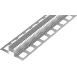 ACARA DL7/3 dilatační lišta s výplní 1/2 PU + 1/2 pryž, hliník tmavě šedá RAL7045, 12,5 mm, 2,5 m AADA 1218-PU