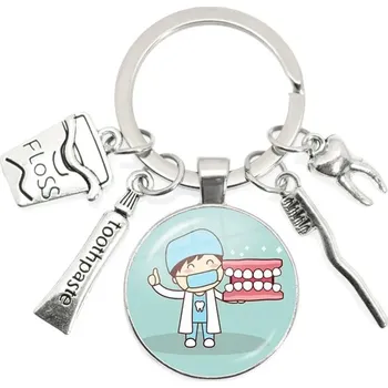 Roztomilá klíčenka nejen pro zubaře | klíčenka, dárek pro zubaře - 9