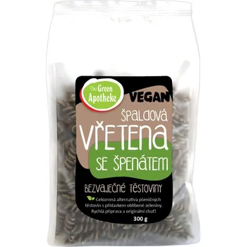 Green Apotheke Vřetena špaldová celozrnná se špenátem 300g