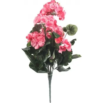 umělá květina Kytice muškát 46 cm růžová