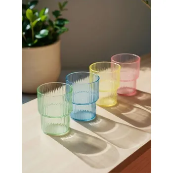 Sklenice Sinsay - Sada 4 sklenic - vícebarevná - 168FX-MLC - 168FX-MLC-ONE