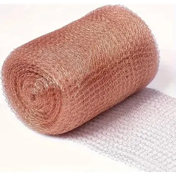 Měděné dvouvrstvé pletivo CU-100, 0,127 x 3 m