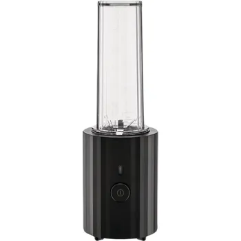 Smoothie mixér PLISSÉ 550 ml, černá, plast, Alessi - doprava zdarma od 2999 Kč