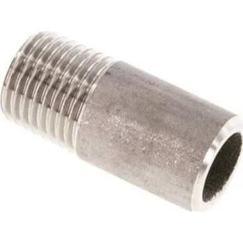 Fitinka Nipl navařovací R1/4" 60 mm - vnější průměr 13,5 mm, nerez 1.4571