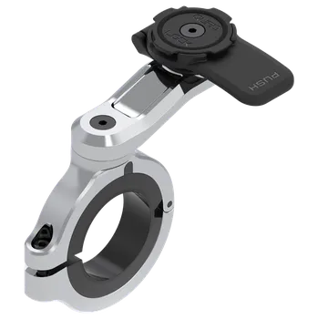 Quad Lock® Austrálie Chromovaný hliníkový držák mobilního telefonu na řídítka o větším průměru Quad Lock® Pro Large