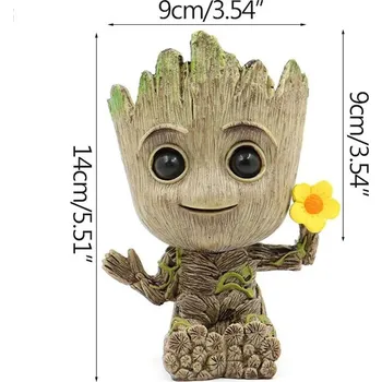Květináč Roztomilý Groot květináč, postavička na tužky | květináč, figurka - Květ