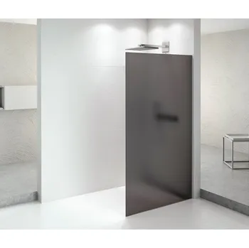 ARCHITEX CHROM sprchová zástěna 662mm, kouřové matné sklo