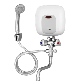 Bojler Hakl PL Průtokový ohřívač s vanovou beztlakovou baterií, 5,5kW, 18/150cm IconicLine , HA08PLSET155