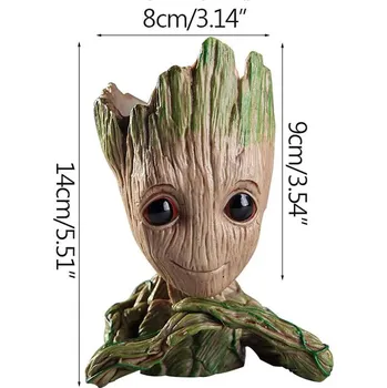 Květináč Roztomilý Groot květináč, postavička na tužky | květináč, figurka - myslící