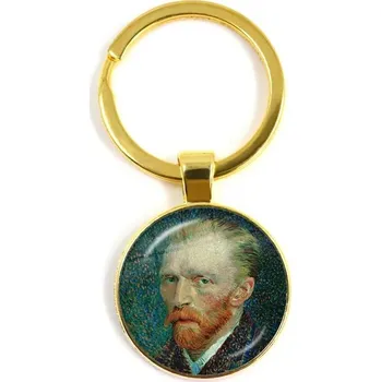 Klíčenka s motivem Van Gogh děl | stylová klíčenka, přívěsek na klíče - 26