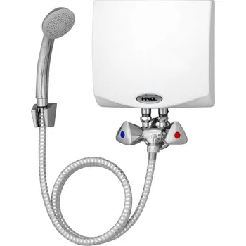 Bojler Hakl MK Průtokový ohřívač s nástěnnou sprchovou baterií, 9kW, 150 cm IconicLine, HA13MKSET2209