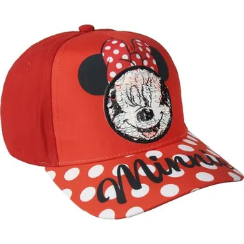 Kšiltovka KŠILTOVKA MINNIE premium Cer 2913 červená Velikost: 56