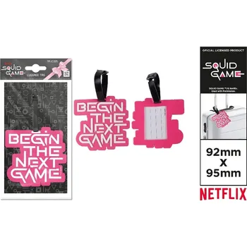 Příslušenství k zavazadlu Visačka na zavazadlo NETFLIX - Squid Game