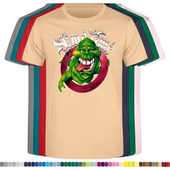 Pánské tričko panske-levne-bavlnene-tricko-digi-potisk-krotitele-duchu Barva: Sand - písková, velikost: L