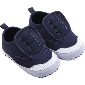 Dívčí obuv Dětské plátěné capáčky A467 tmavě modrá 6-12 měsíců