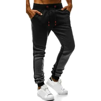 Pánské tepláky F1724 tmavě šedá S