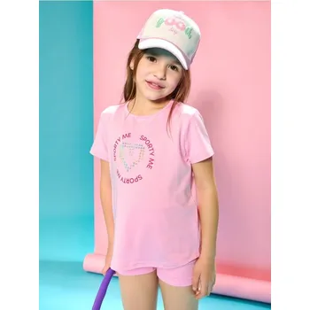 Sinsay - Tričko s krátkým rukávem - růžová - 408EP-30X - 408EP-30X-122