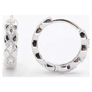 Náušnice Stříbrné náušnice kroužky