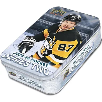 Sběratelský sportovní předmět Hokejové Karty NHL 2024-25 Upper Deck Series 2 Tin Box