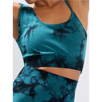 Dámské tričko Sinsay - Sportovní top - zelená - 168GE-77X - 168GE-77X-M_L