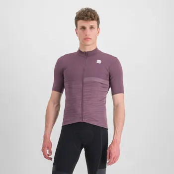cyklistický dres SPORTFUL Cyklistický dres s krátkým rukávem - GIARA - fialová M