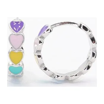 Náušnice Stříbrné náušnice kroužky