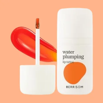 Rtěnka BERRISOM - Water Plumping Lip Tattoo 02 Coco Orange - Dlouhotrvající hydratační slupovací tint na rty - 6 g