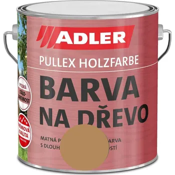 barva a nátěr na dřevo Adler Pullex Barva na dřevo, okrová, matná, 2,5 l 445110417902