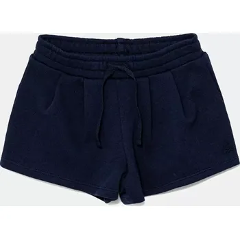 Chlapecké kraťasy Dětské bavlněné šortky United Colors of Benetton tmavomodrá barva, hladké, nastavitelný pas, 3J70G901R 3J70G901R.P.Seasonal 59X, vel. 90