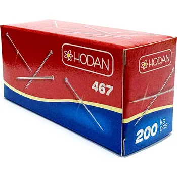 Hodan - špendlíky 467, celokovové, 200 ks