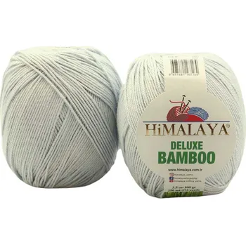 Příze Himalaya příze DeLuxe Bamboo 124-24 světle modrošedá