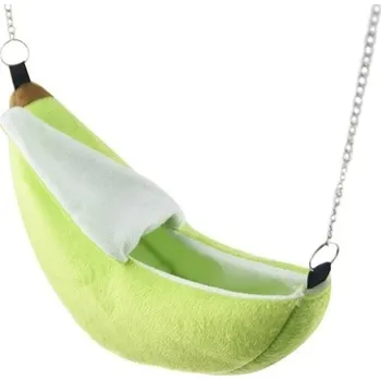 tréninková pomůcka pro psa Závěsný pelíšek pro hlodavce ve tvaru banánu zelená