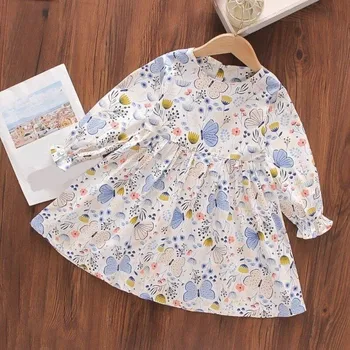 Dívčí šaty Dívčí šaty N223 modrá 6