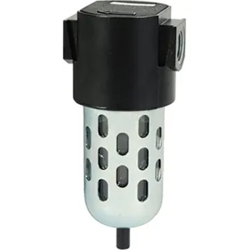 vodní filtr Filtr g1/4"vni, 5 µm, 10,3 bar, max. 29,7 l/s, plastová nádobka, ruční vypouštění Wilkerson F16-C2-000