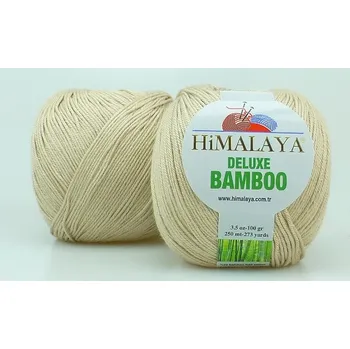 Příze Himalaya příze DeLuxe Bamboo 124-21 béžová