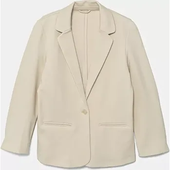 Dámské sako Dětské sako United Colors of Benetton béžová barva, 2U7FCW00I 2U7FCW00I.G.Seasonal 12X, vel. 168