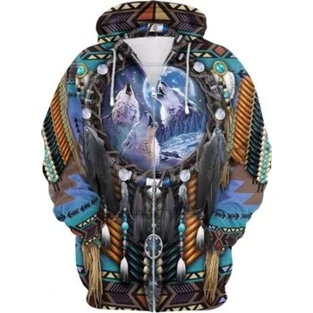 Pánská mikina Mikina indián 5XL 5