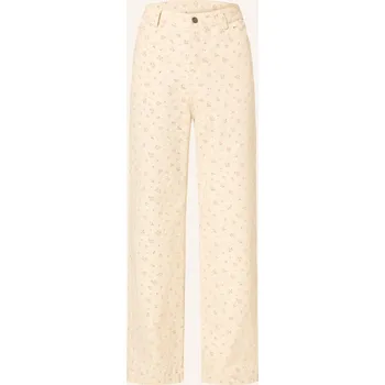 Dámské džíny Neo Noir Dámské Straight Džíny Semba, krémová / růžová /...