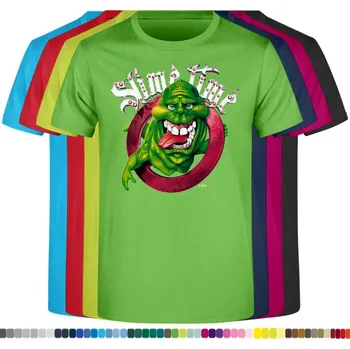 Pánské tričko panske-levne-bavlnene-tricko-digi-potisk-krotitele-duchu Barva: Lime - limetková, velikost: XXL