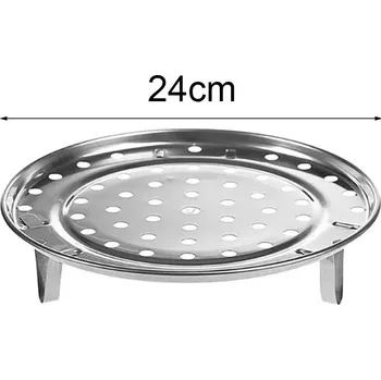 Cedník a síto Univerzální nerezový napařovací rošt do hrnce | napařovací košík, parní podložka - 24 cm