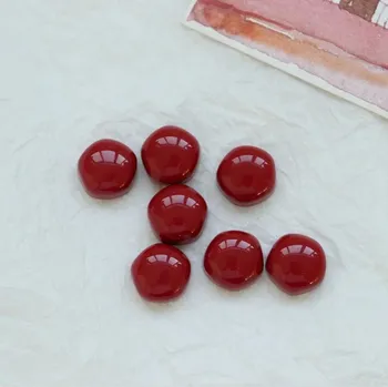 Dekorativní magnet Kulaté barevné magnety 15mm | malé magnety 10 ks - 10 KS červená