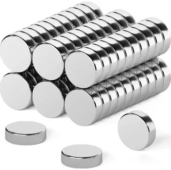 50 ks silné neodymové magnety 10 x 3 mm Kulaté diskové magnety do kanceláře Dílna Lednice Modely Řemesla Věda Uchycení DIY Stavebnictví